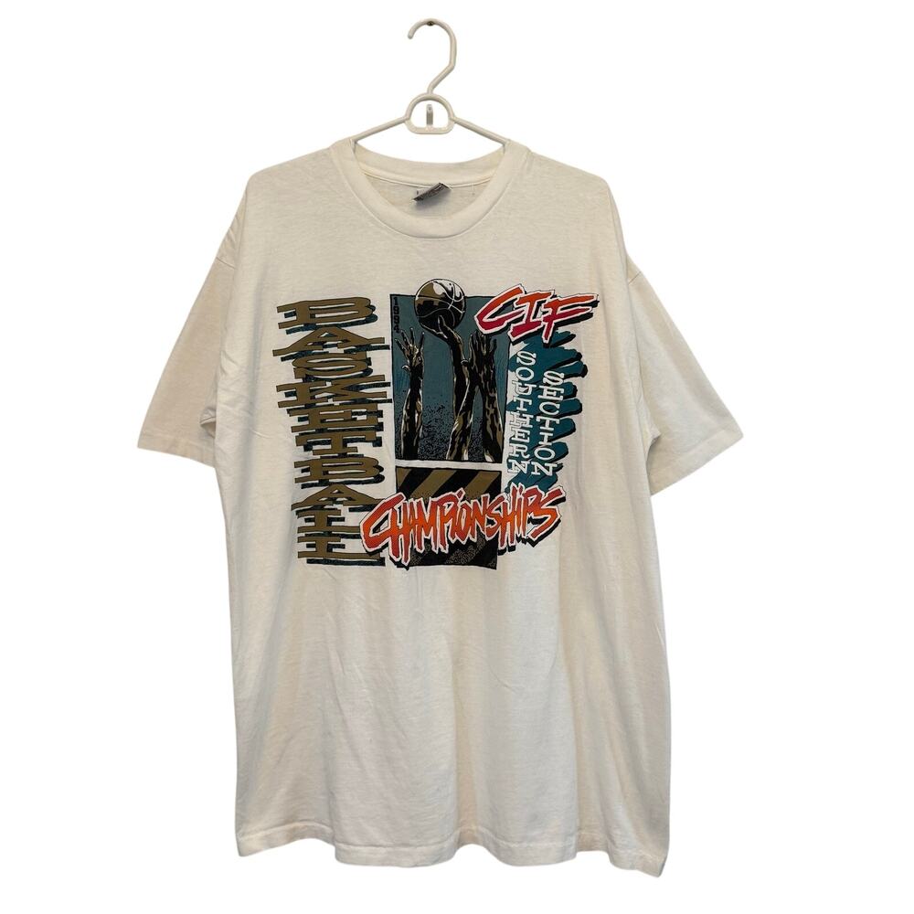 VTG USA 1994 CIF Southern Section Basketball Championships t-shirt Single stitch